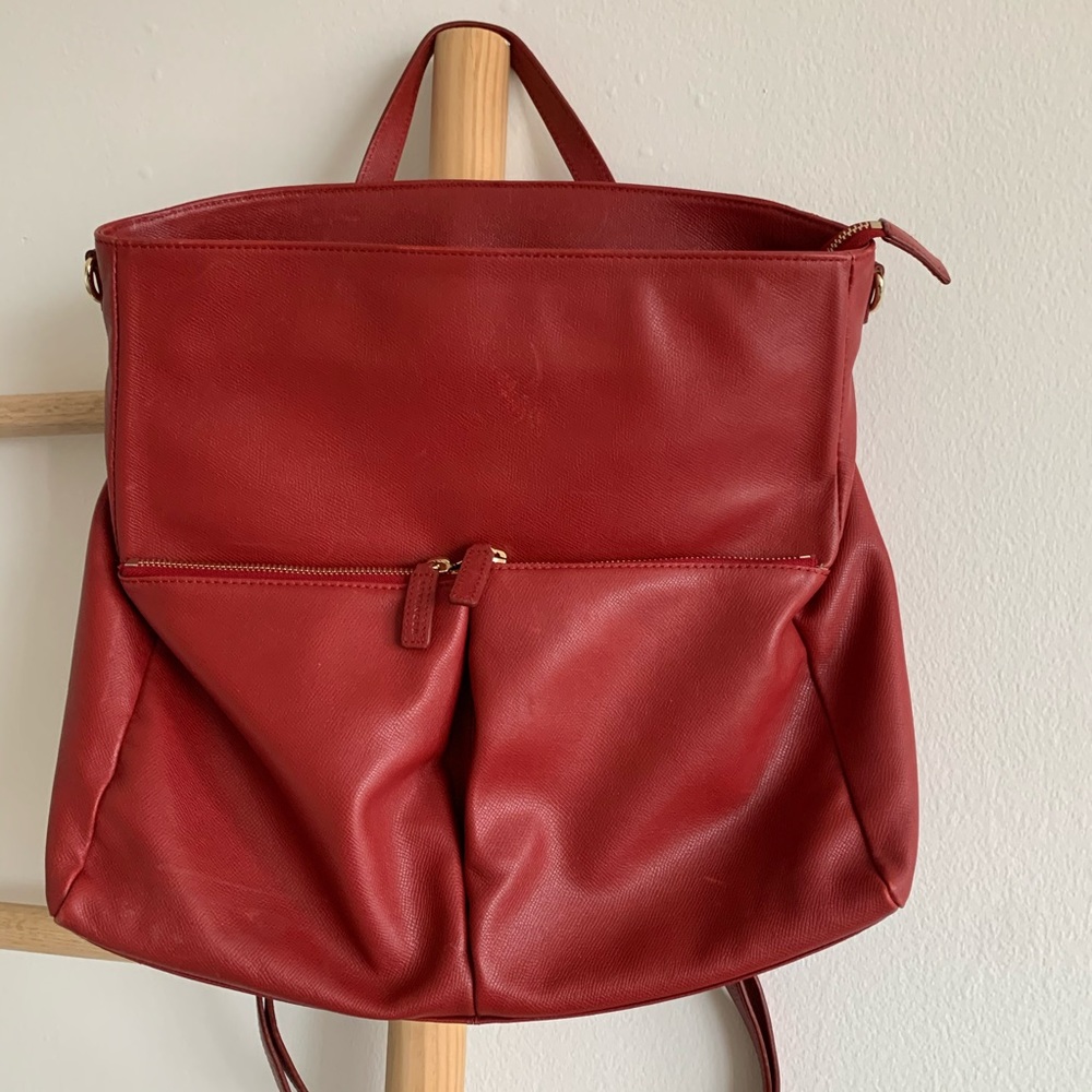 Leather Convertible Backpack Bag Levenger